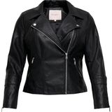 ONLY CARMAKOMA CAREMMY FAUX LEATHER BIKER NOOS Dames Jas - Maat 44