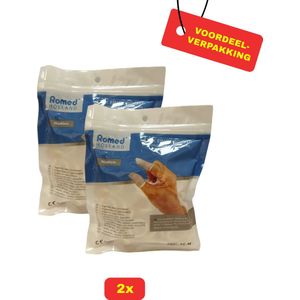 2 X Romed Vingercondooms Latex M - 2 x 100 stuks - Voordeelverpakking!