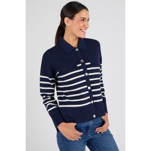 Damart - Vest met drukknopen Thermolactyl - Blauw - XS