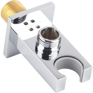 Douche-uitlaat Ellebooghouder Vierkante Slang Douchearmbeugel Wandmontage Connector Eenvoudig Te Installeren Voor Badkameraccessoires - F-Y290