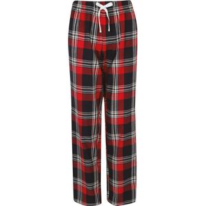 Skinnifit Women´s Tartan Lounge Pants SF83 - Red-Navy Check - L
