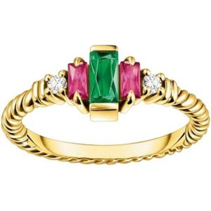 Thomas Sabo - Glam & Soul - Ring - Dames - Geel Goud Verguld - Ringmaat 58