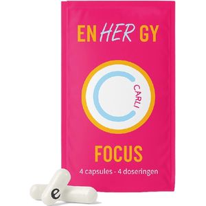 enHERgy FOCUS Capsules | 4 capsules | Focus en Energie | Meer helderheid en concentratie | Constante focus zonder pieken en dalen