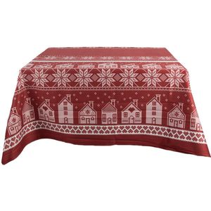 Clayre & Eef Tafelkleed 140x220 cm Rood Polyester