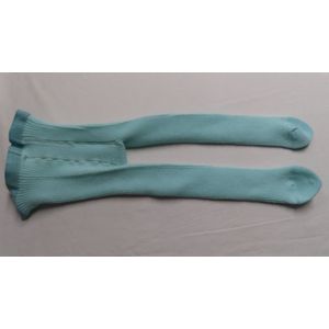 Maillot - Collant - Kousenbroek - Meisje - Bleek blauw - Effen - 6 maand