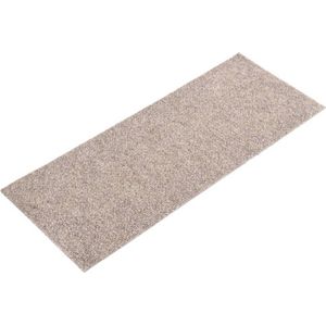 vidaXL - 15 - st - Trapmatten - zelfklevend - rechthoekig - 60x25 - cm - crèmekleurig