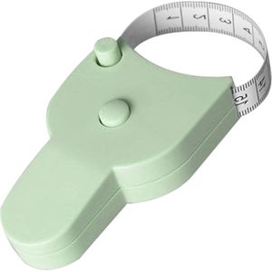 Fako Bijoux - Meetlint Lichaam - Omvang Lichaam Meter - Meetband - Omvangsmeetlint - Omtrekmeter - Lichaamsmeter - Lichaamsvetmeter - Tailor Measuring Tape - Body Mass Tape - 152cm - Groen