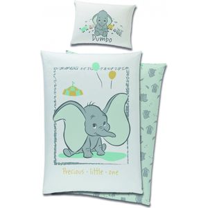 Disney Dekbedovertrek Dumbo Junior 90 X 120 Cm Katoen Wit