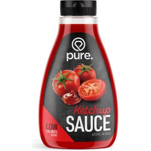 PURE Low Carb Sauce - Ketchup - 425ml - caloriearm & vetarm - dip saus - dieet