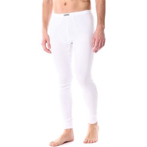 Ladeheid Heren Thermobroek - Sport - Thermoactieve - Lang - Katoen - LA-LA40-247-UW - Wit - M