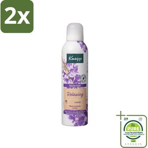 Kneipp - Douche schuim - Relaxing - Lavendel - 200 ml - Voordeelverpakking - 2 stuks - Douche foam - Lavendel