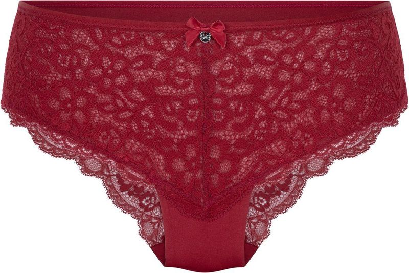 Hunkemöller Dames Lingerie Brazilian Marine - Rood - maat XS