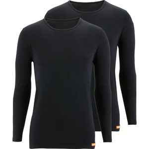 Bruno Banani Heren onderhemd lange mouw 2 pack WARM UP