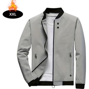 Nivard Windjas Heren - Parka - Lente & Herfst - Jas - Volwassen - Windjack - Windbreaker - Outdoor - Grijs - XS