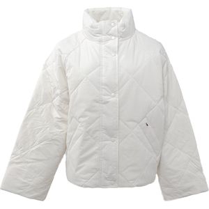 Tommy Hilfiger TJW Diamond Quilted Dames Jas - Wit - Maat M