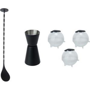 Cocktail Set  Set5 Ice Cubemixingspoon Jigger