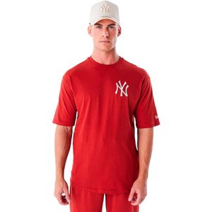 New Era - League Essentials LC New York Yankees - T-shirt - Rood - Korte Mouwen