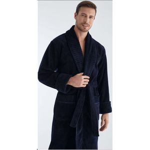 Heren Bamboe Katoen Badjas Kai / Blauw / maat L-XL