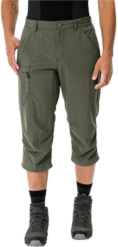 VAUDE Farley Capri Pants - Driekwartbroek - Groen - Sneldrogend - UV-bescherming