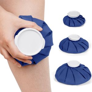 Hot & Cold Bags - 3 Stuks - Ijszak - Ijs- En Warmwaterzak in één - Herbruikbare Ijszak - Warme En Koude Ijszakken - Pijnverlichting - Geschikt Als Warmwaterkruik En Ice Pack - Blauw