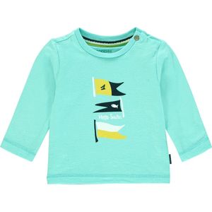 Noppies Jongens Slimfit T-shirt Redford - Aqua Splash - Maat 56