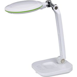 Traploos Dimbare LED Tafelloeplamp met Loep en 3 Dioptrie voor Handwerken en Lezen
