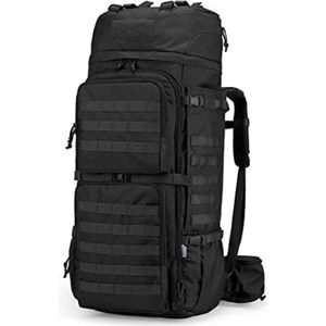 Militaire rugzak - Leger rugzak - Tactical backpack - Leger backpack - Leger tas - 23D x 35B x 82H cm - 75L - Zwart