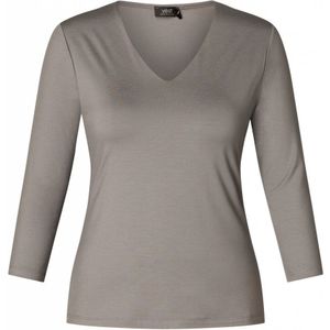 YEST CURVE Felicitas Tops - Steel Grey - maat X-0(44)
