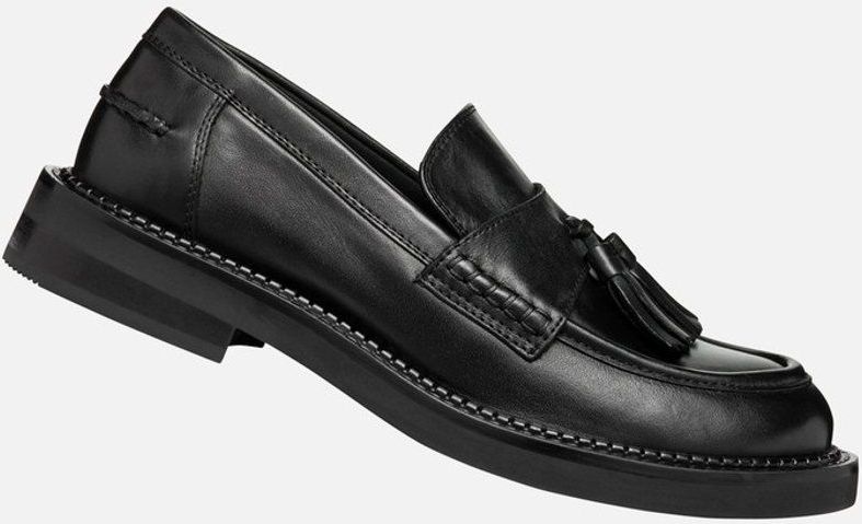 GEOX - Serilda - Loafers - Zwart - Leer
