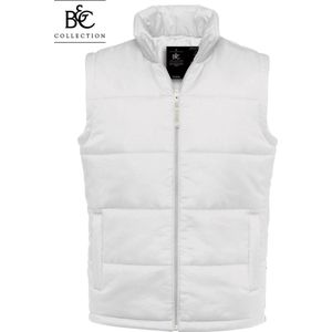 B&C Collection Heren Bodywarmer Maat XXL Kleur Wit