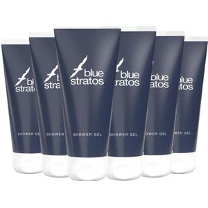 Blue Stratos Douchegel - Voordeelverpakking 6 x 200 ml