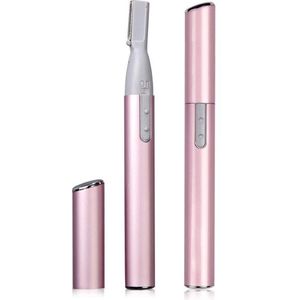 ***Roze Wenkbrauw Trimmer - Precisietrimmer -Gezichtshaar verwijderen - Gezicht Ontharing - Trimmer - Wenkbrauw scheermesje - van Heble® ***