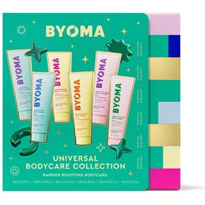 BYOMA Universal Bodycare Collection – 6-Delige Gift Set – Hydrating, Brightening & Sensitive Body Wash + Body Lotion (6×100ml) – Limited Edition – Voor Alle Huidtypes
