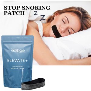EELHOE Anti-Snurk Pleister – Mondsluiting – Bevordert Ontspanning – Verbetert Slaapkwaliteit – Stil Slapen Zonder Herstel CPUs – Volwassenene Snurkbeveiliging-30 tabletten
