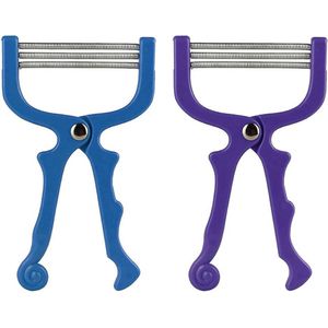 Allecto Plus - Handig Setje voor Gezichtshaar Verwijderen - Blauw en Paars - Threading Beauty Epilator - Tool voor Vrouwen - Gezicht Haar Verwijderaar - Lente Technologie - Beauty Accessoire