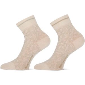 MarcMarcs - Sammy - Enkelsokken - Beige - 2-pack
