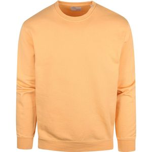 Colorful Standard - Sweater Organic Licht Oranje - Heren - Maat S - Regular-fit
