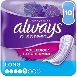 Always Discreet Verband Voor Urineverlies - Plus Long - 3 x 20 stuks Voordeelverpakking