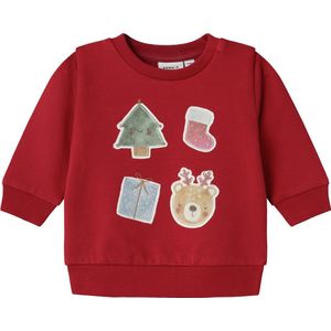 Name It baby unisex trui RAHA Jester Red Regular Fit