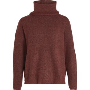 Vila VICILIA ROLLNECK KNIT TOP/SU - NOOS Dames Trui Fired Brick - Maat XS