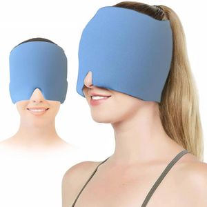 ApexArte® Migraine Masker - Hoofdpijn Muts - Directe Verlichting - Blauw