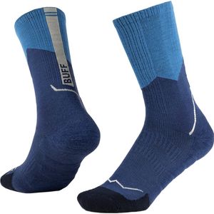 BUFF Merino Midweight Crew Socks, Unisex, Blauw, Sokken, maat: 36-38