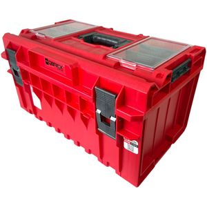 Qbrick System ONE 350 Profi RED ULTRA HD Custom gereedschapskist modulaire organizer 585 x 385 x 320 mm 38 l stapelbaar IP66 - oude versie