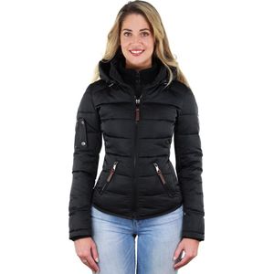 Versano Shamila New Generation Korte Dames Winterjas XS - Zwart