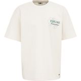 WE Fashion Heren Heavyweight loose fit T-shirt