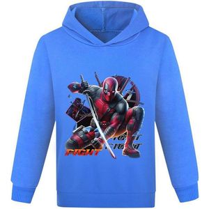 Heren Hoodies Katoenen Sweatshirt voor Kinderen met Lange Mouwen