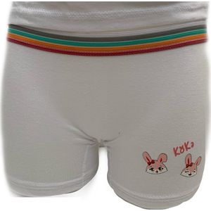 Embrator 2-stuks meisjes Boxershort met opdruk wit maat 104/110