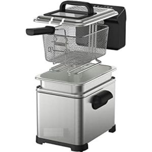 Friteuse 4 Liter - Frituurpan - Ruime Capaciteit Voor Perfect Frituren - Eenvoudig Schoon Te Maken En Geschikt Voor Gezinsgebruik
