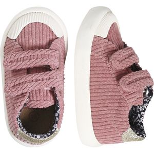 Vertbaudet Textielen sneakers met klittenband voor baby