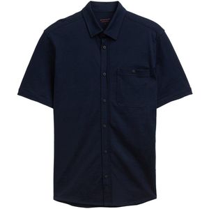 TOM TAILOR - Overhemd - Marine - Regular Fit - Katoen